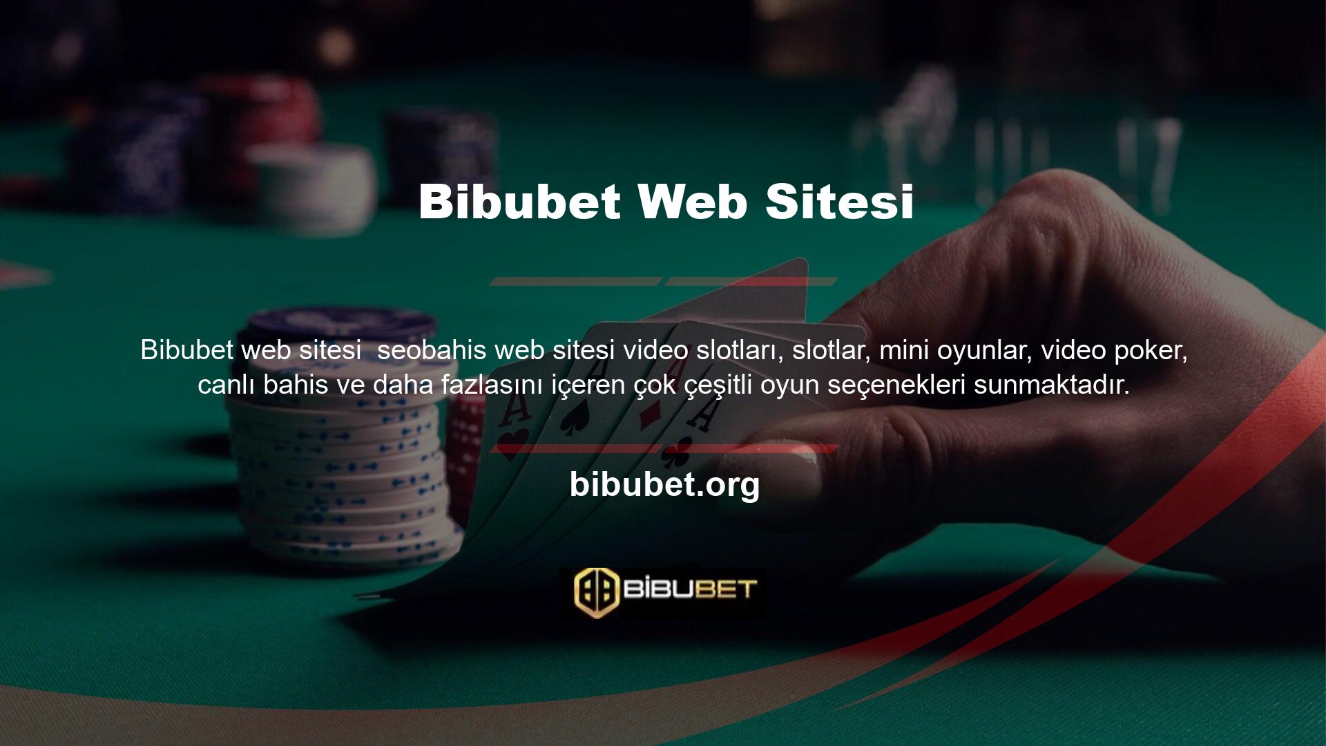 Bibubet Casino bölümü, meşruiyeti tarafsız bir otorite tarafından onaylanmış sertifikalı numara üreteçleri kullanır